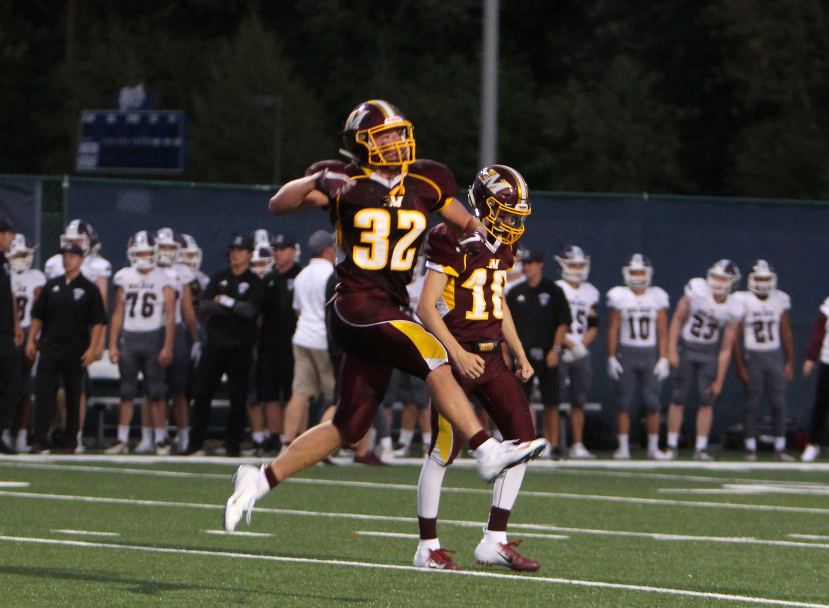 Holmen at Menomonie football 8-29-19